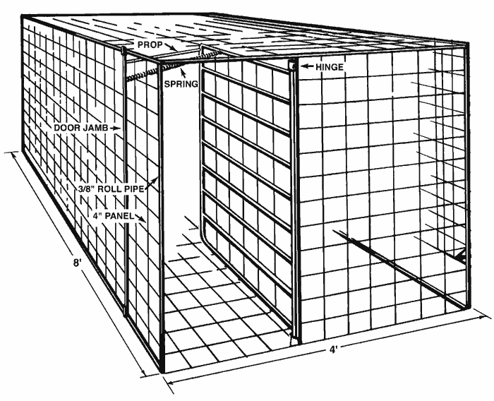 How to build a portable hog trap